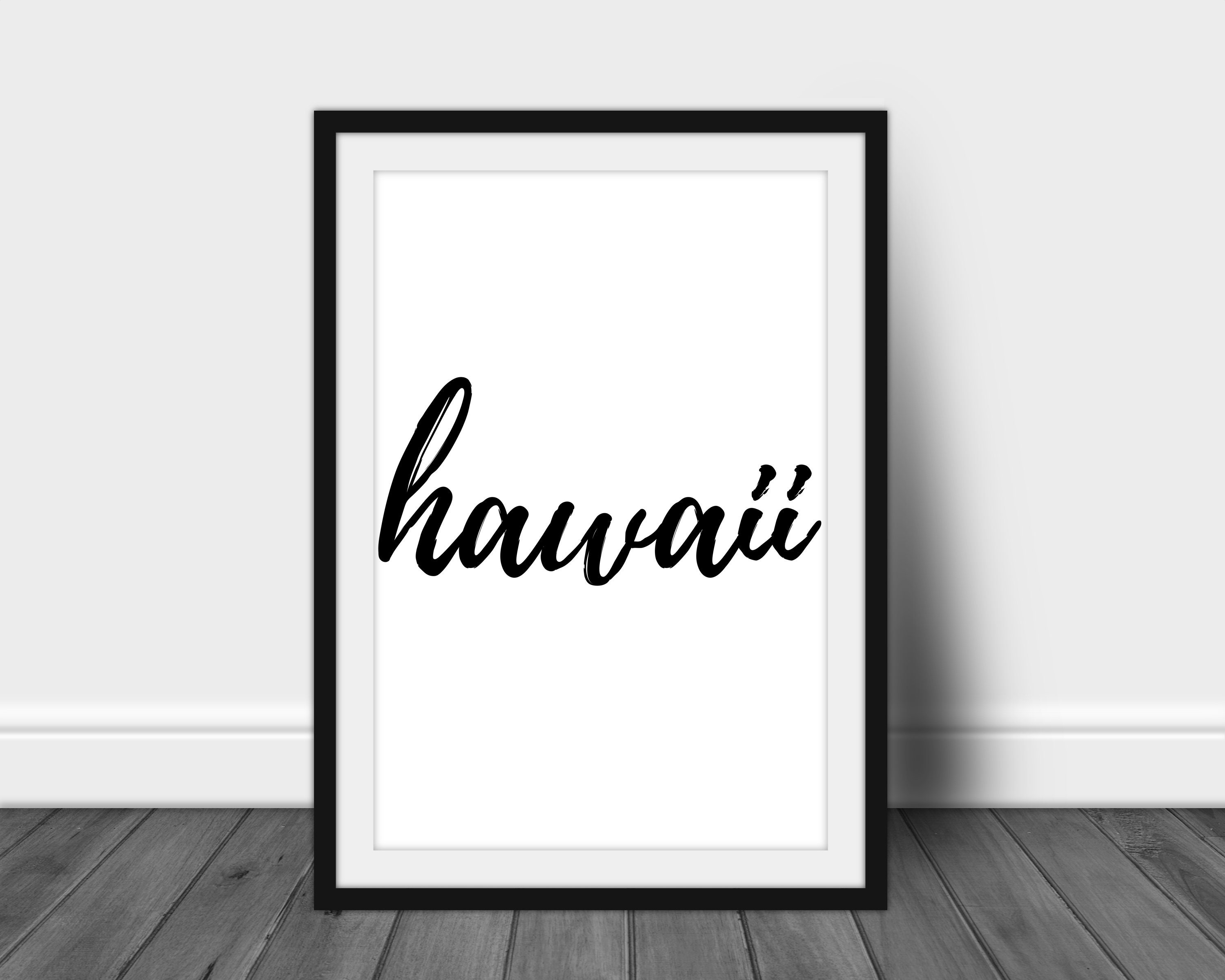 Printable Wall Art Hawaiian Decor Hawaii Wall Art Hawaii Etsy