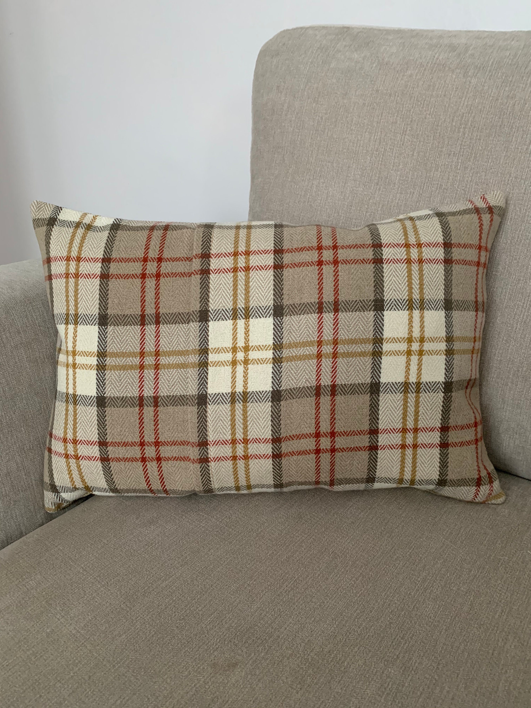 Handmade Tartan Cushion Cover Square Oblong Lewis Etsy