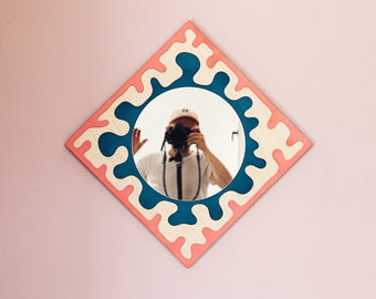 Mirrors made of wood - Wall mirrors - Lasercut mirrors - Decorative mirrors - Wooden mirrors - unusual mirrors