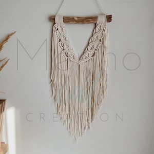 Lena Makramee Wandbehang, Makramee Wandbehang, Boho Akzente, Boho Makramee Wandbehang, Geschenk für Sie