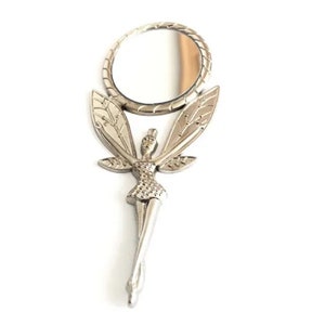 Fairy Wings Handheld Mirror Magnet: Vintage Party Favor, Personalized Bridal Shower (Set of 25)