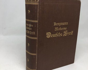 Moderne deutsche Lyrik: Mit einer literageschichtlichen Einführung und biographischen Notizen herausgegeben von Hans Bengmann.