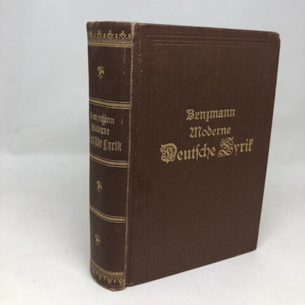 Moderne deutsche lyrik: Mit einer literageschichtlichen einleitung und biographischen notizen herausgegeben von Hans Bengmann.