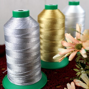 Gleaming KORAL 10 Crochet Thread - Luxurious Gift for Crocheters, Shiny Crochet Thread Size 10, 250g / 8,82 oz.  of Glossy Decorative Yarn