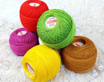 marka sp120's wool cotton knit サイズ3 Crochet Thread Size 20, Double Mercerized Cotton Yarn, Fine Thread