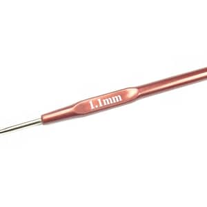 Stahl Häkelnadel mit HenkelGröße 1,1 mm, Häkelnadel spitze, Häkelnadel für feine Spitze, ergonomische Häkelnadel, Häkelwerkzeug,