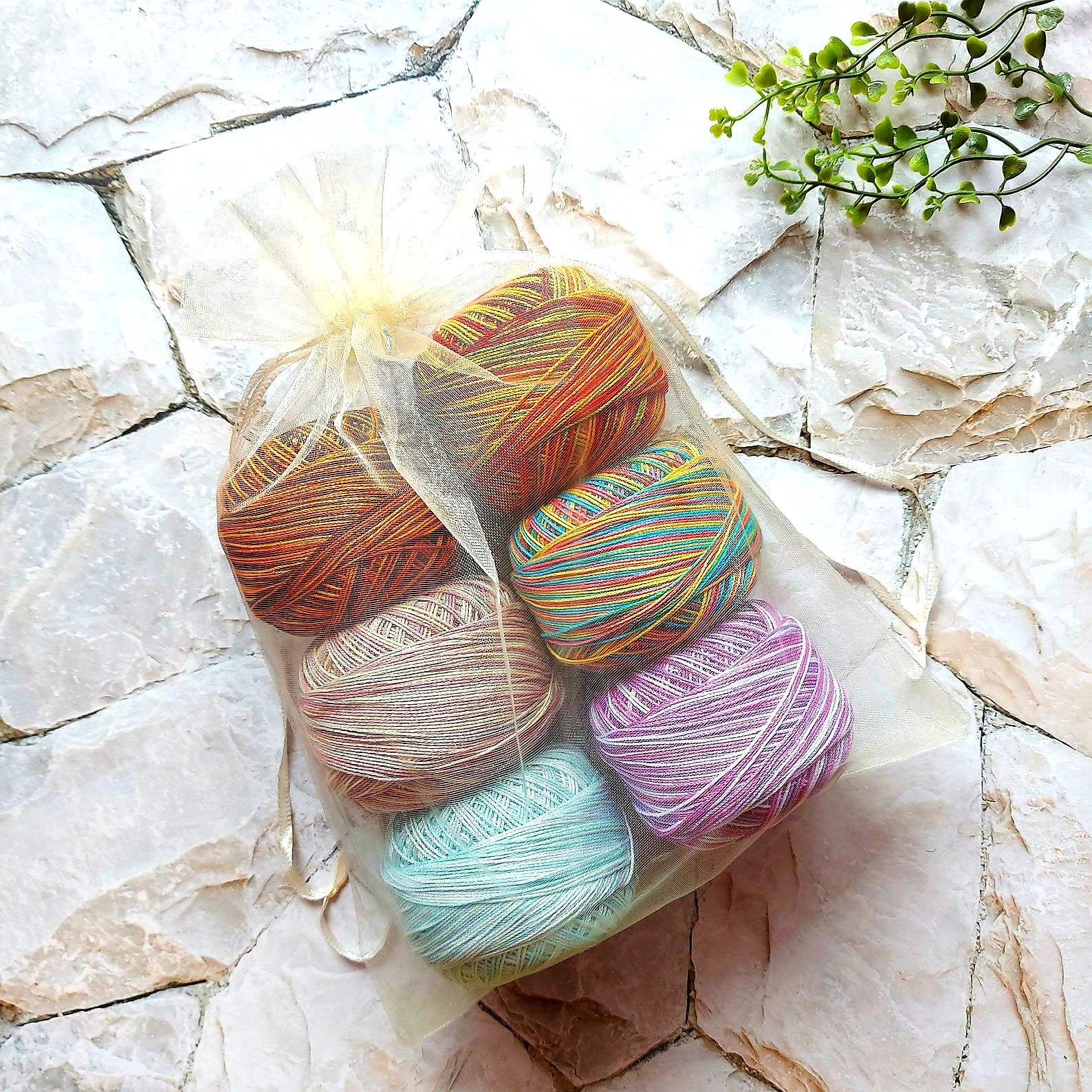 Gradient Thread Patch Shaded Crochet Thread Size 10, Gradient Mercerized Cotton Ball, Ombre ...