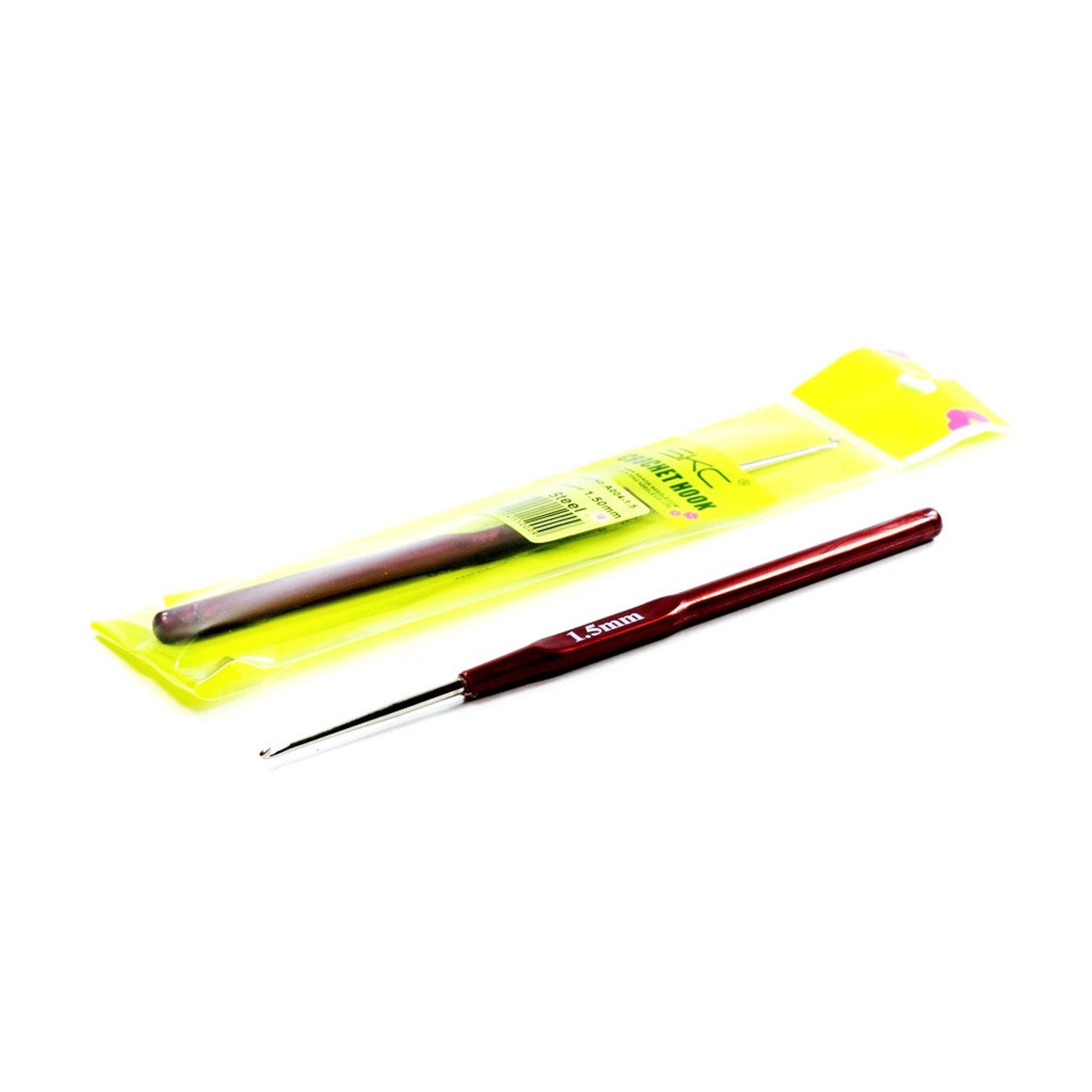 Steel Crochet Hook With Handle Size 1,3 Mm , Lace Crochet Hook, Crochet