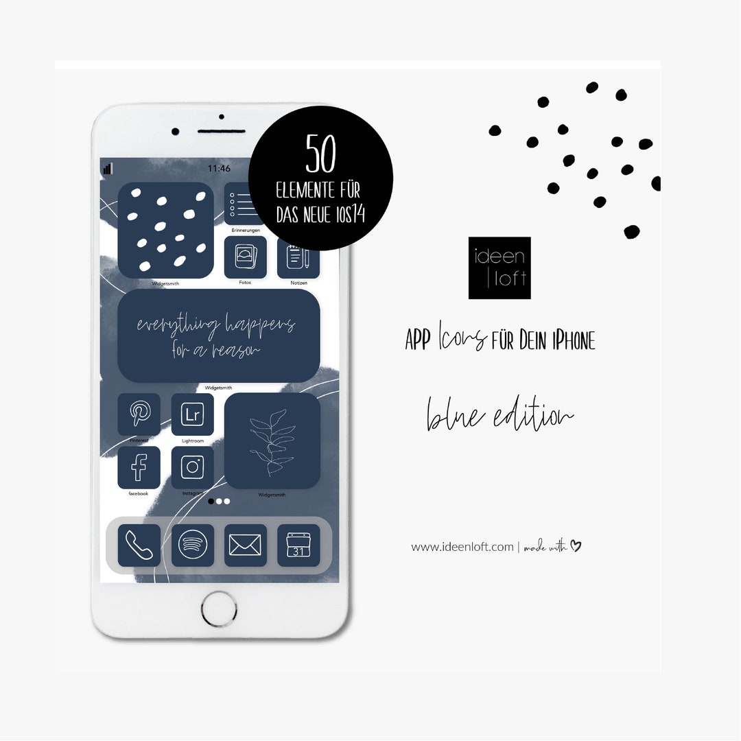 50 IOS14 APP ELEMENTS Widget App Icon Theme Pack App Covers for iPhone ...