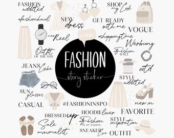 80+ INSTAGRAM STORY STICKER | Set Fashion