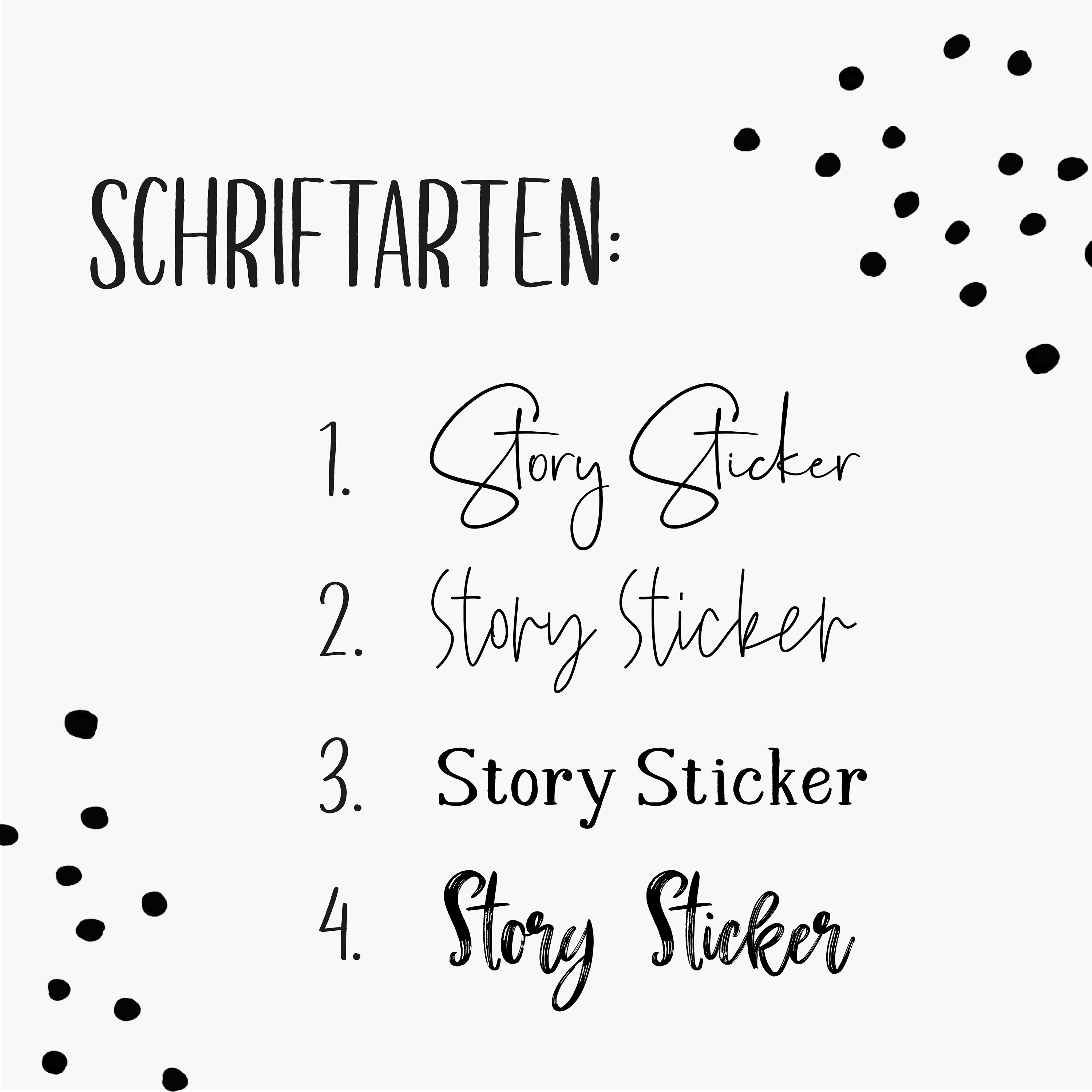 PERSONALIZED STORY STICKER | Set Personalized Instagram Story Sticker ...