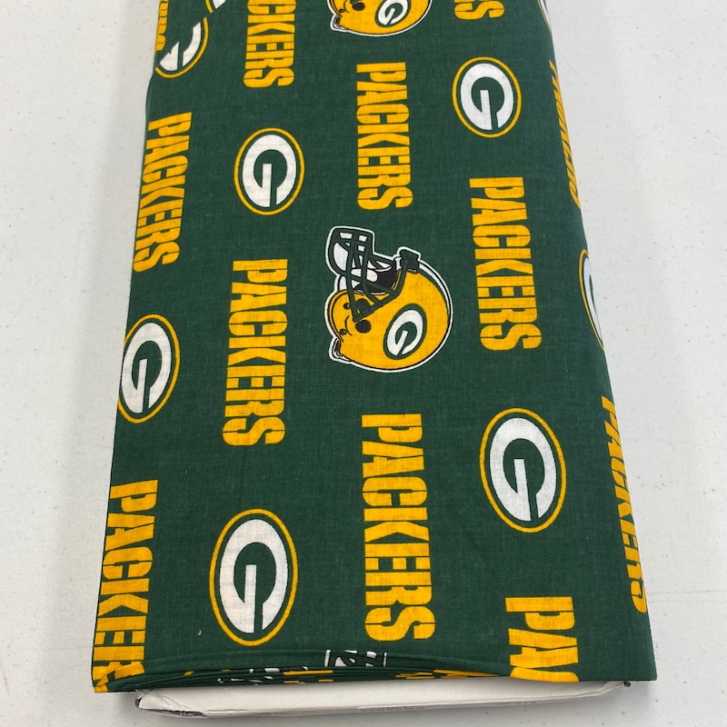 Green Bay Packers Fabric - Etsy