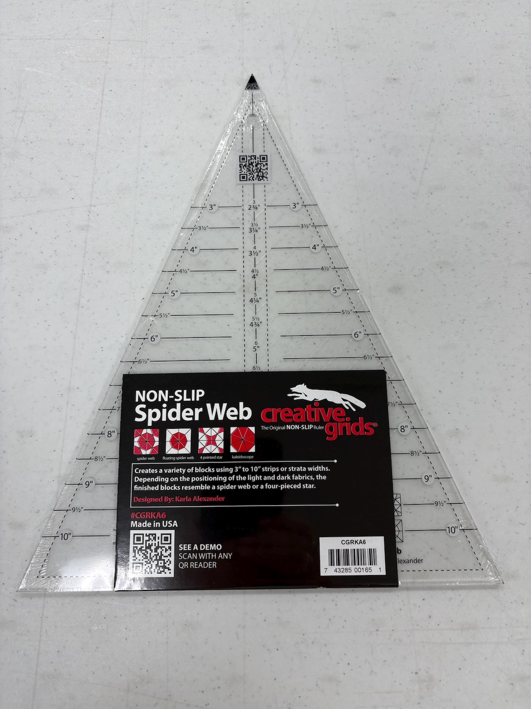 Creative Spider Ruler CGRKA6 Spider Web Ruler by Creative Grids - Etsy