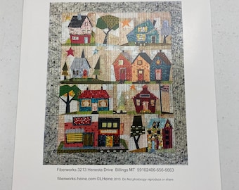 My Kind of Town Pattern by Peggy Larson for, Fiberworks. 42x54