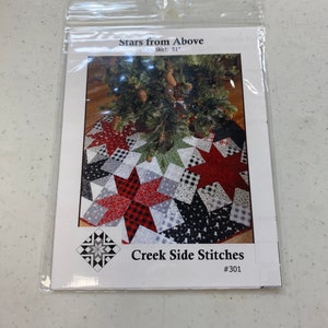 CSS301 Stars From Above Tree Skirt pattern by Creek Side Stitches