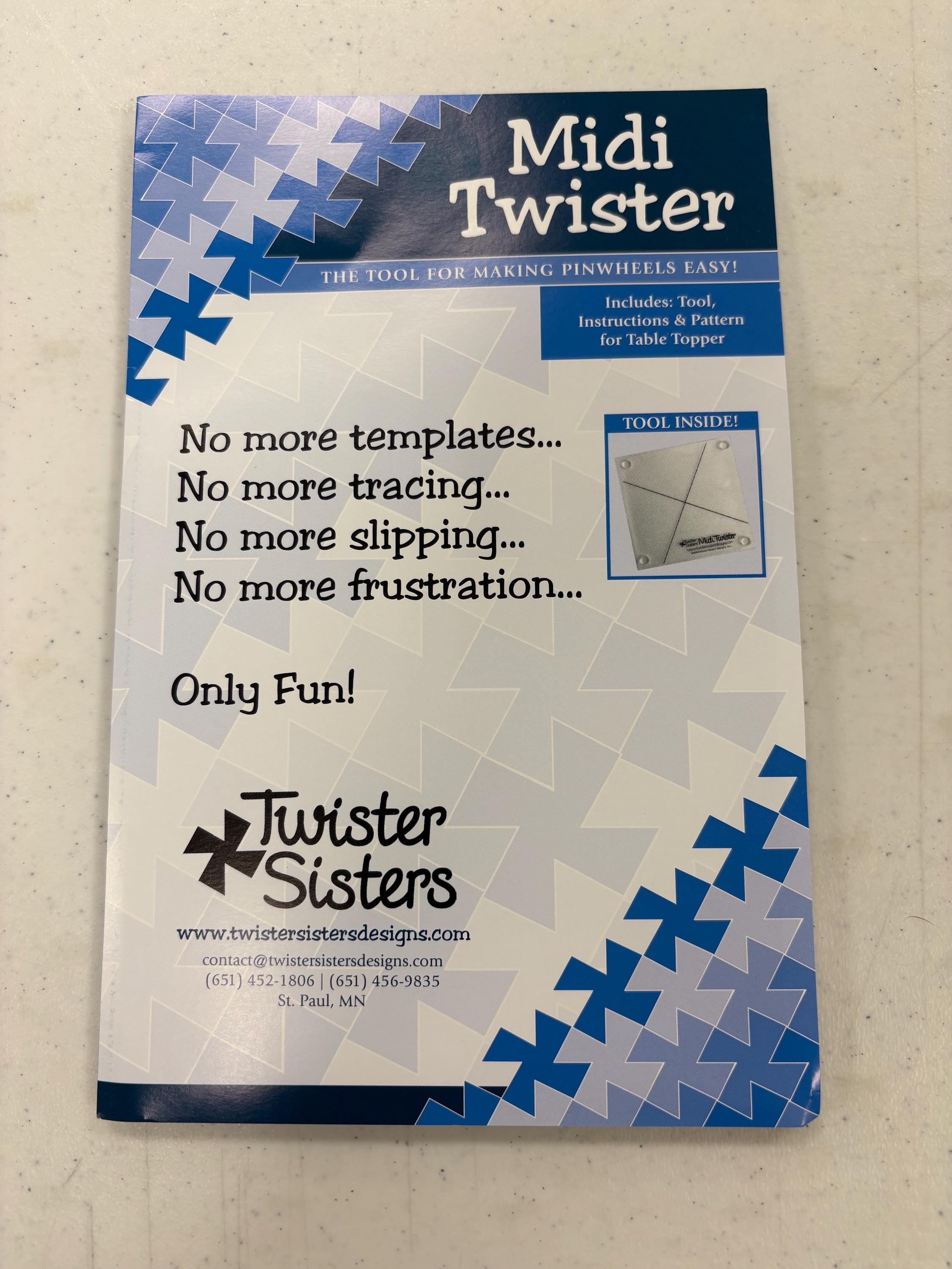 MIDI Twister Pinwheel Ruler for 6 1/2 in Squares by Twister Sisters - Etsy
