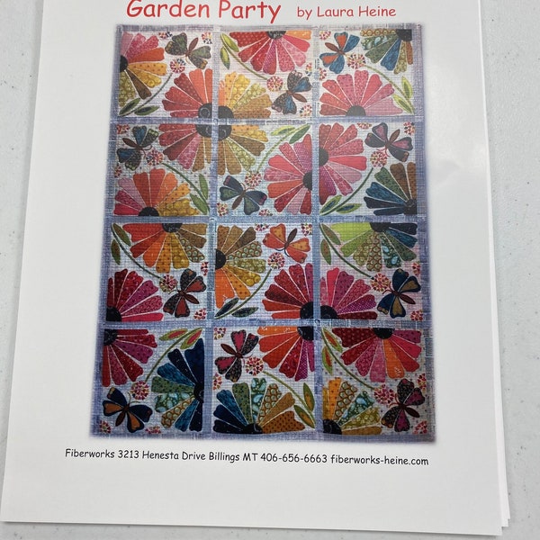 Garden Party pattern by Laura Heine, Fiberworks