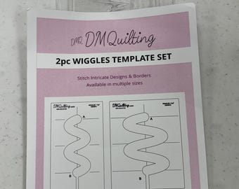 DT-DMQWSET-LS Ensemble de modèles Wiggles, règles à tige basse, par DMQuilting