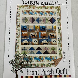 FPQ217 Cabin Quilt Pattern by Front Porch Quilts
