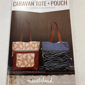 Caravan Tote & Pouch Pattern by Noodlehead