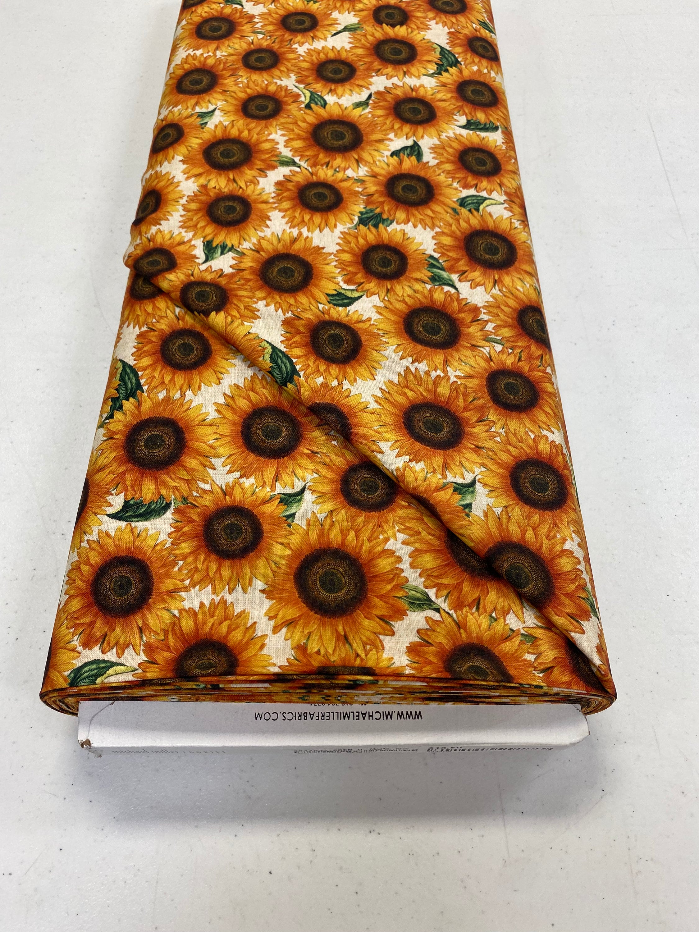 1/2 Yard Increments of CX11532 Sunflower Meadow by Michael Miller