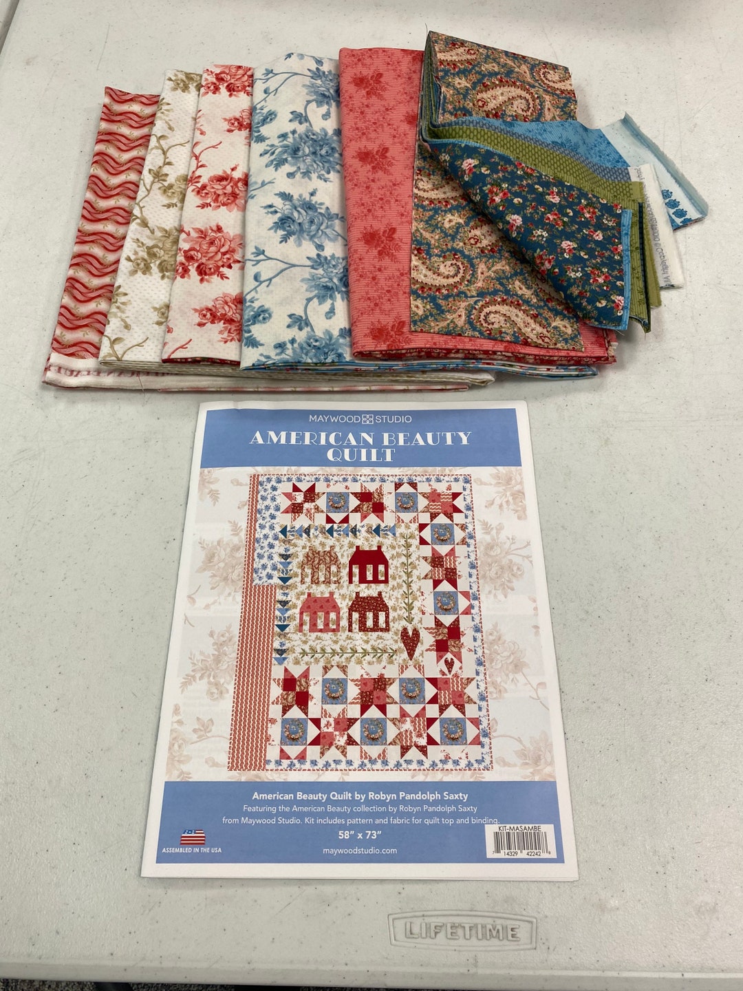 American Beauty Quilt Kit by Arobyn Pandolph Saxty for Maywood Studio