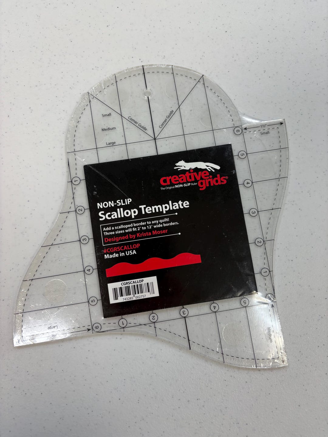 CGRSCALLOP Scallop Template Ruler by Creative Grids - Etsy