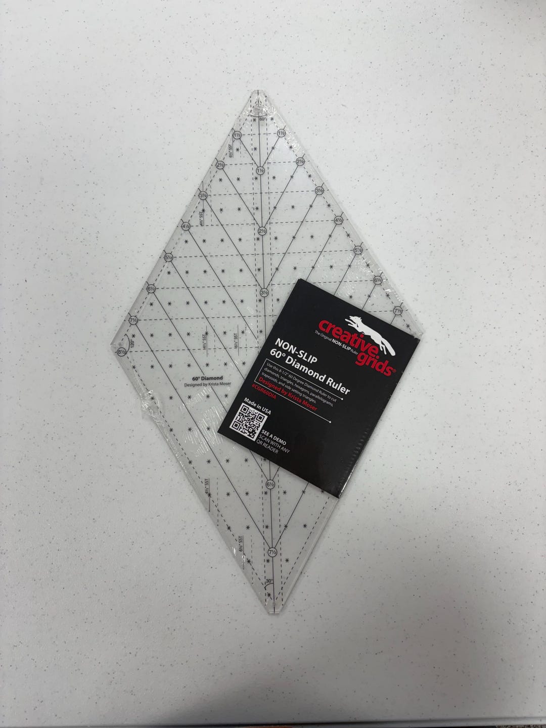 Diamond Scale Ruler CGR60 60 Degree Diamond Ruler by Creative Grids - Etsy