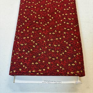 1/2 yard increments of SRKM-22293-113 Red Holiday Flourish by Robert Kaufman