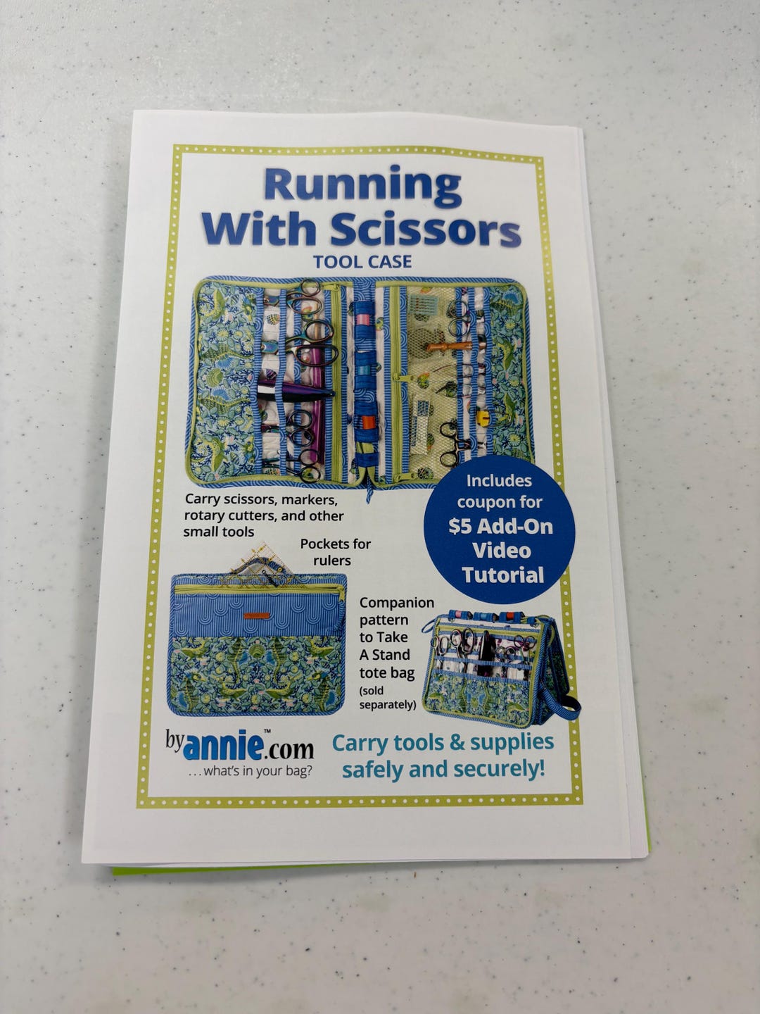 Running With Scissors Pattern PBA272 Running With Scissors Pattern by Annie - Etsy