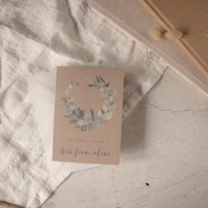 Klappkarte zur Konfirmation, Glückwunschkarte , Konfirmationskarte, Geschenkkarte Konfirmation, Karte für Kinder, Konfirmationspapeterie
