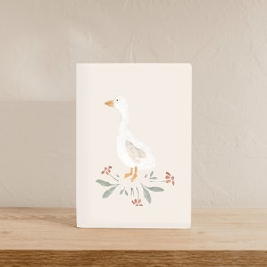 Karte Gans A6, Postkarte Kinder, Kindergeburtstagskarte, Geburtstagskarte Kinder, Geburtstagsgeschenk, Osterkarte, Frühlingskarte Kinder