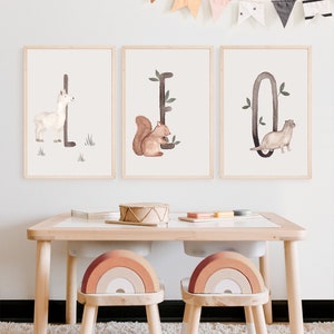 Personalisiertes Poster im Format A5 // Namensposter // Kinderzimmer Poster