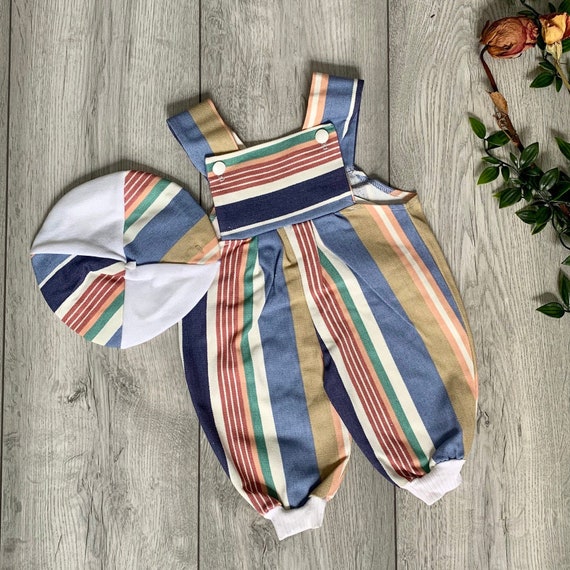 Peachy Baby Romper, Vintage Baby Clothes, Lightwe… - image 1