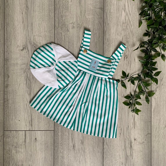 Nautical Striped Baby Girl Dress Baby Cotton Dress Baby Clothes