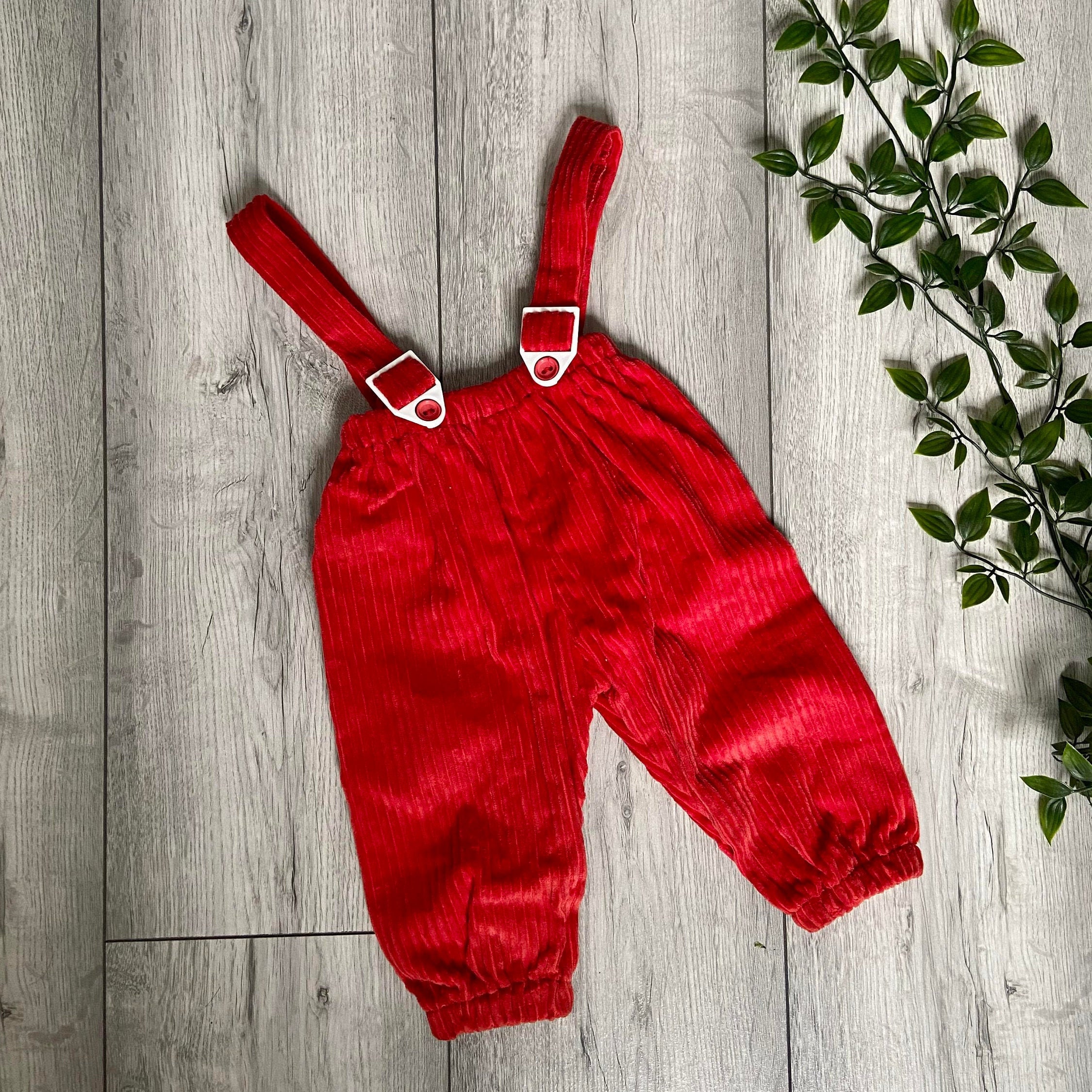 Red Corduroy Baby Trousers Preppy Baby Trousers Vintage Baby | Etsy