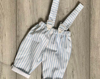 Nautical Baby Trousers, Retro Baby Pants, Preppy Baby Clothes, Sailor Baby Clothes, Cotton Baby Clothes