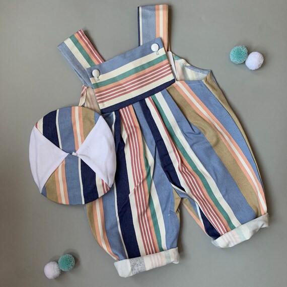 Peachy Baby Romper, Vintage Baby Clothes, Lightwe… - image 7