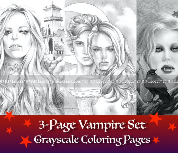 Coloring Pages Of Vampires
