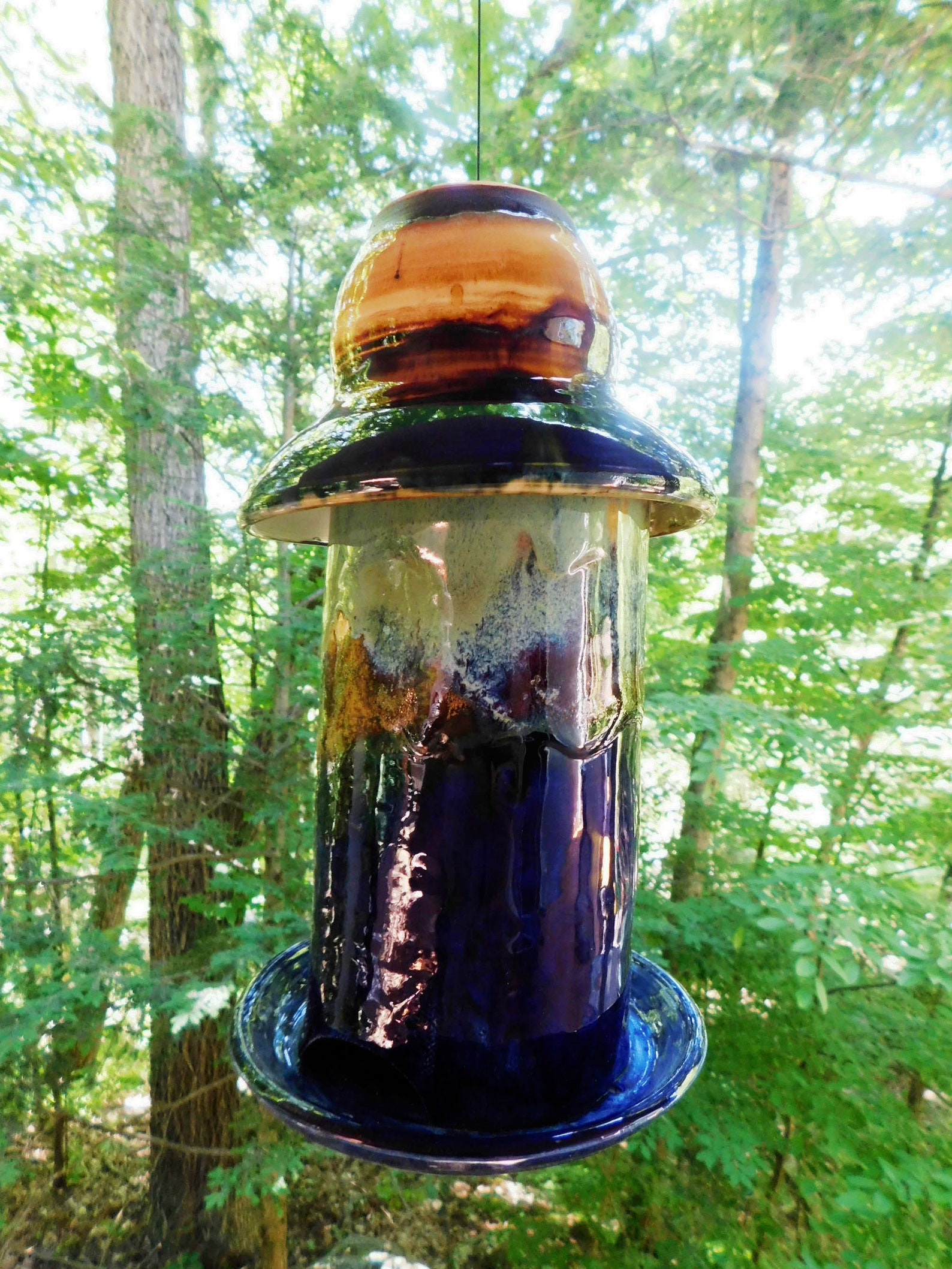 Handmade ceramic bird feeders each individually handcrafted Etsy