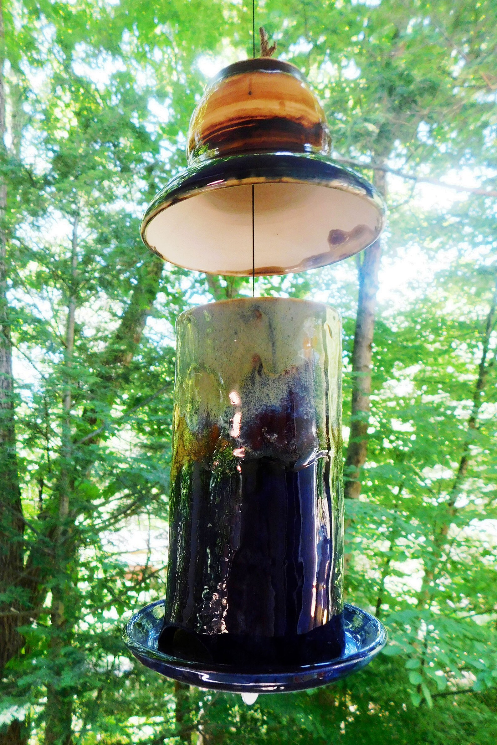 Handmade ceramic bird feeders each individually handcrafted Etsy