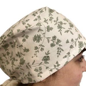 Theatre Scrub hats Medical Surgical summer flowers Doctors ODP Anaesthetist Nurses Midwife Vet Cook Dentist