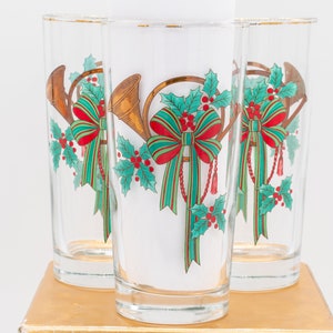 Mikasa Highball Holiday Trumpet Glasses In Original Box - Set of 4