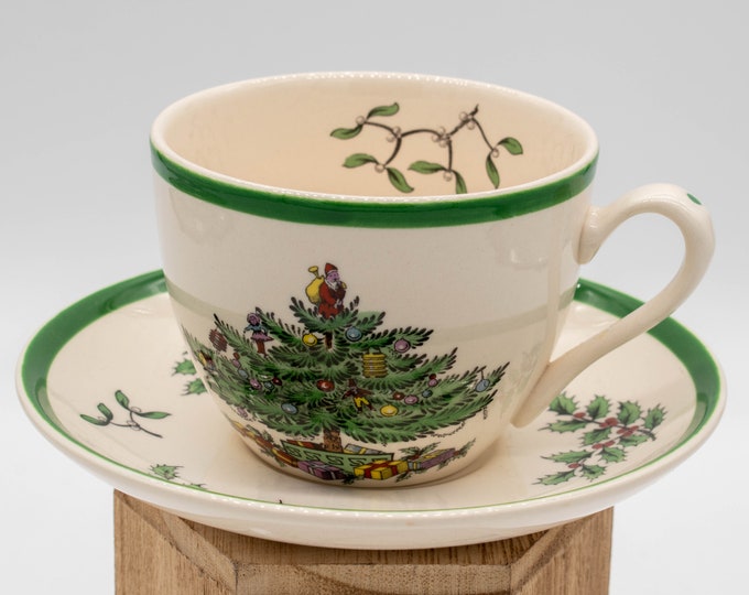 Spode Christmas Tree Tea Cup With Saucer S3324 Etsy