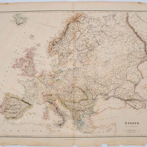 1832 J. Arrowsmith Map of Europe