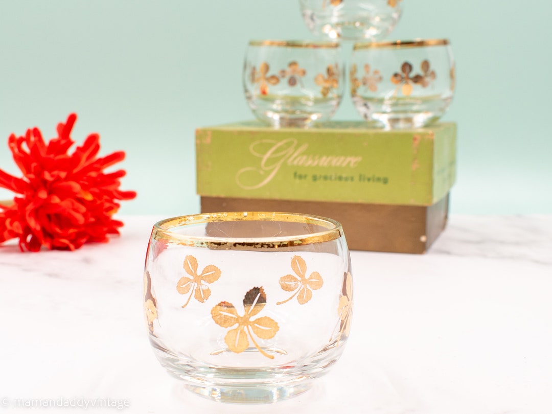 Lucky Clover Roly Federal Poly Glasses | 4 Original Box - Etsy