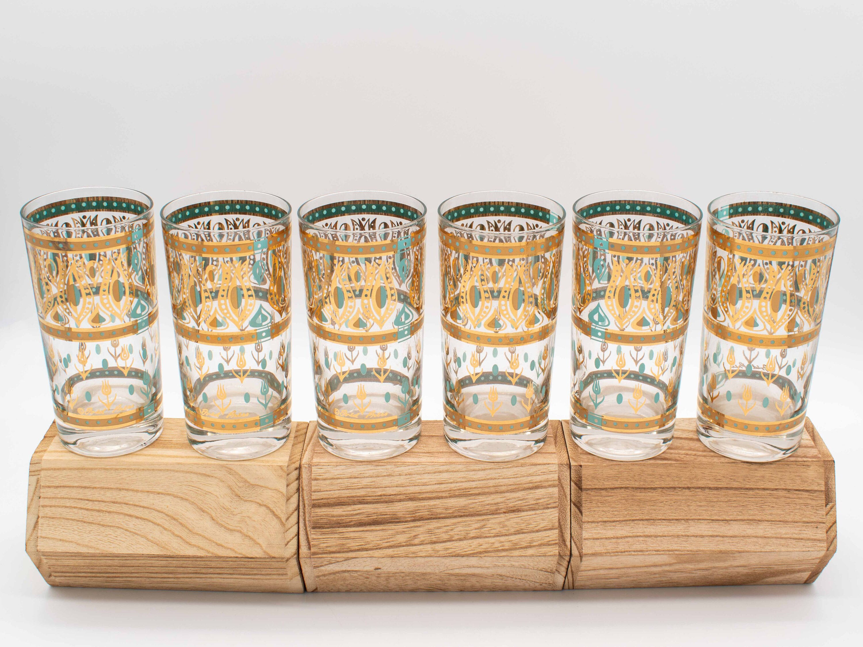 Fredrick Chocolate Highball Glasses Set/6