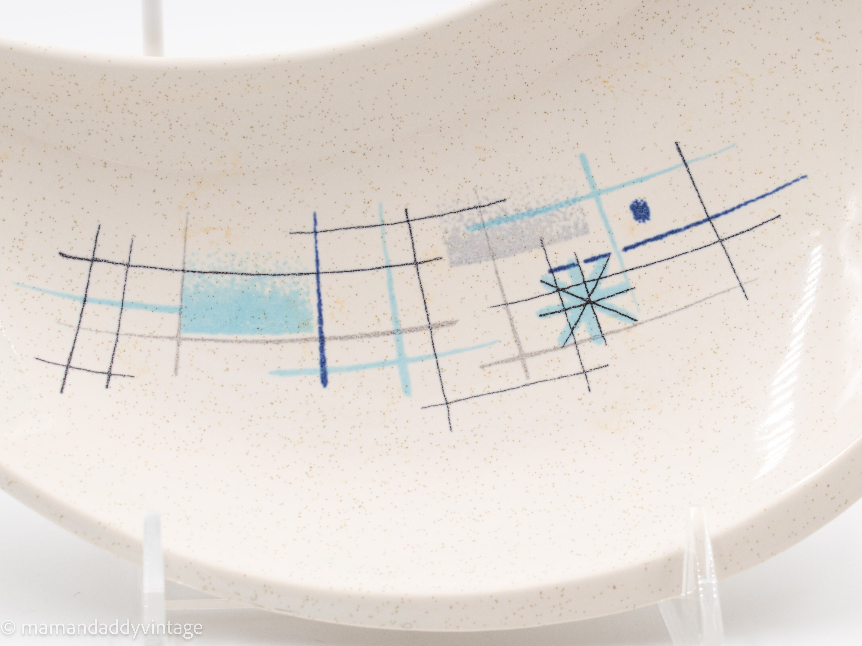 Franciscan Oasis Crescent Plate Midcentury Modern Etsy