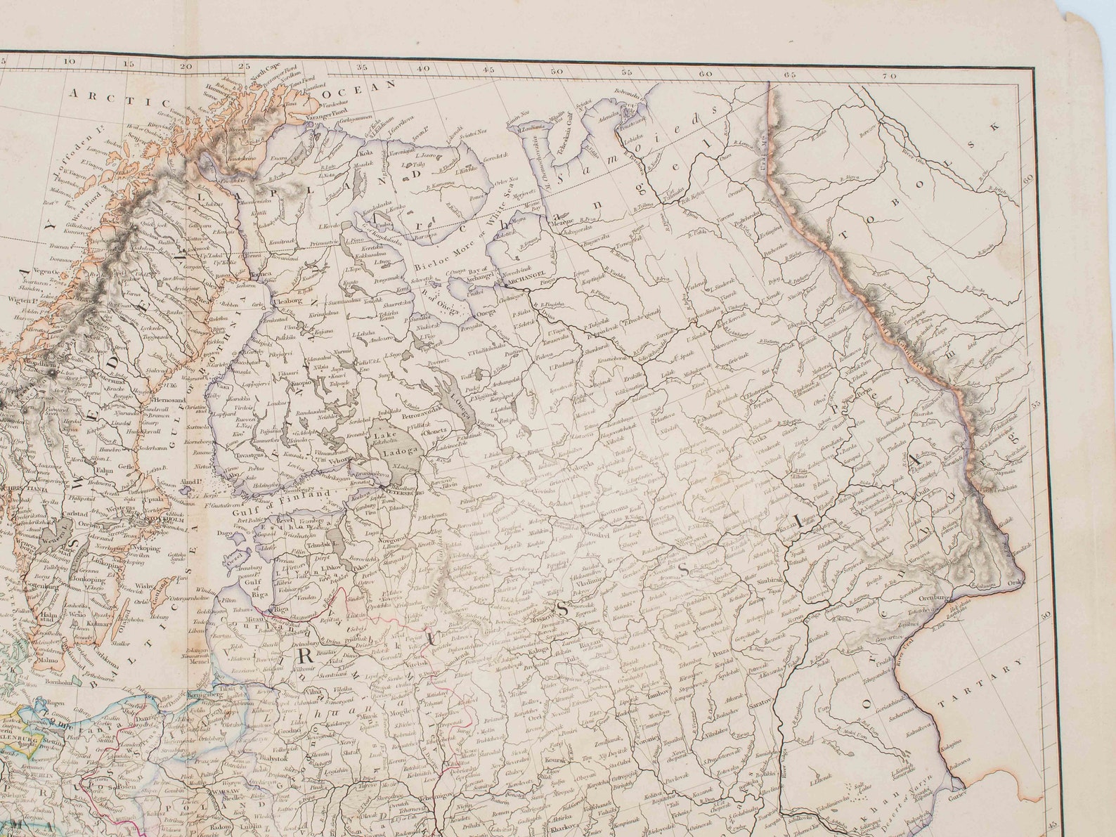 1832 J. Arrowsmith Map of Europe Etsy