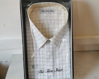 The Fern Shirt Men's Vintage Button Up Shirt 18.5" Collar Brand New Old Stock